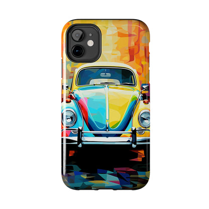 VW Bug Phone Case Retro iPhone Tough Case – Volkswagen beetle iPhone case