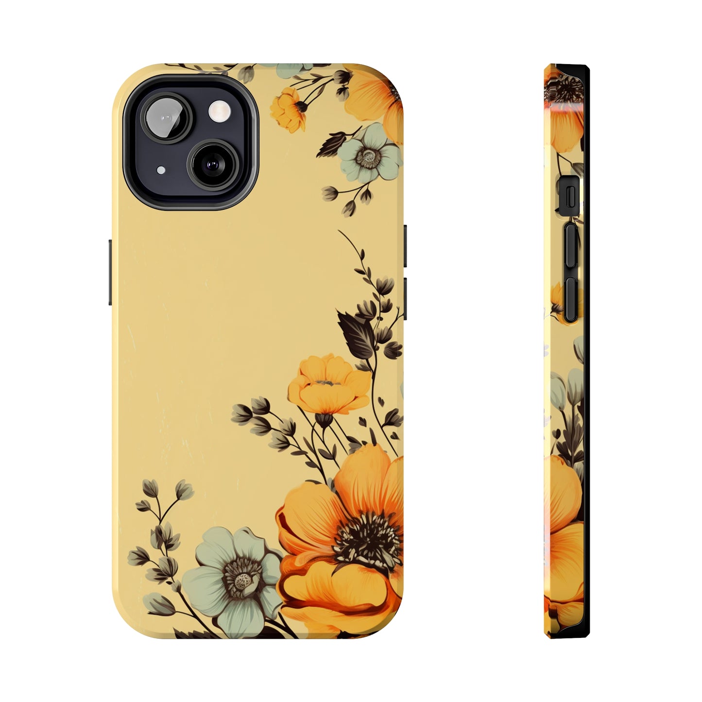 Classic Vintage Floral Case for iPhones – Timeless Elegance & Protection