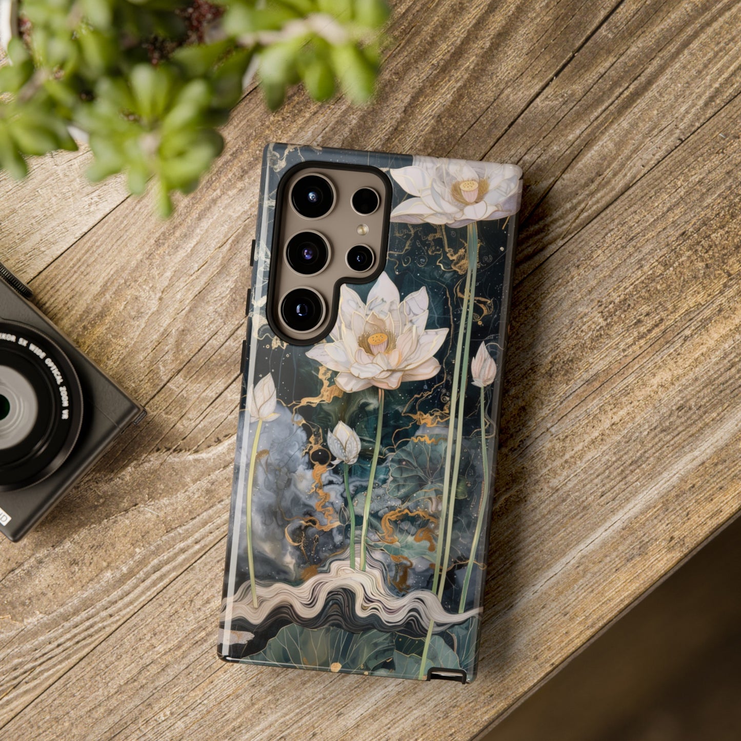 Lotus Floral Zen Art Phone Case