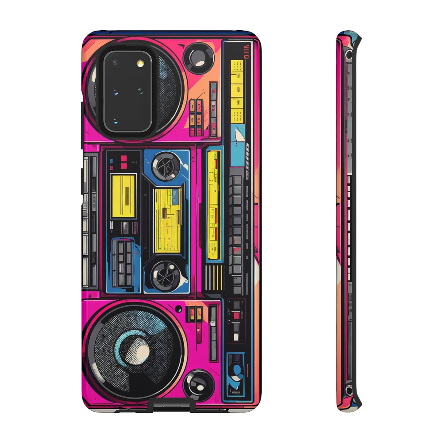 Boombox Hip Hop Music iPhone Case | Embrace Retro Vibes with Urban Beats for Google Pixel, iPhone, and Samsung Cases