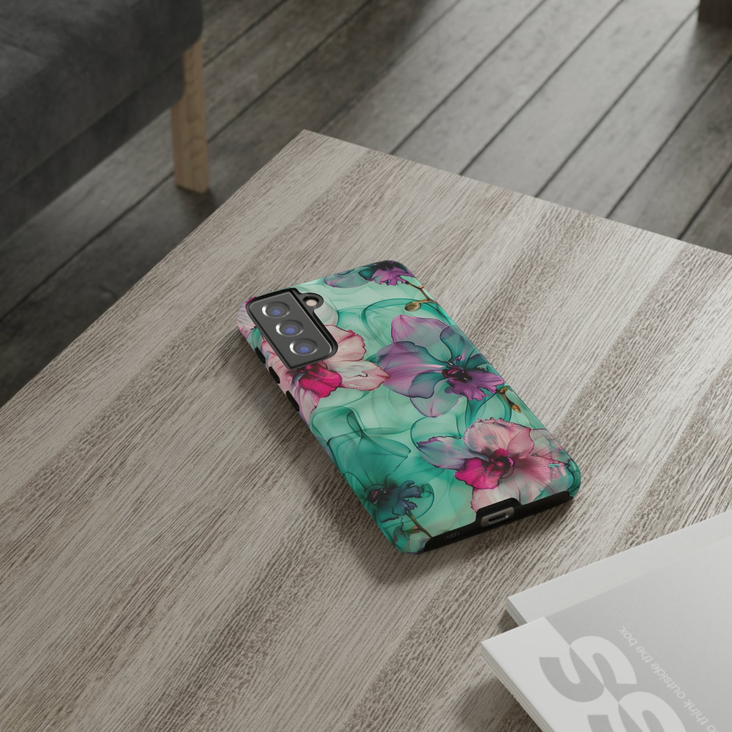 Watercolor Floral Orchids Phone Case