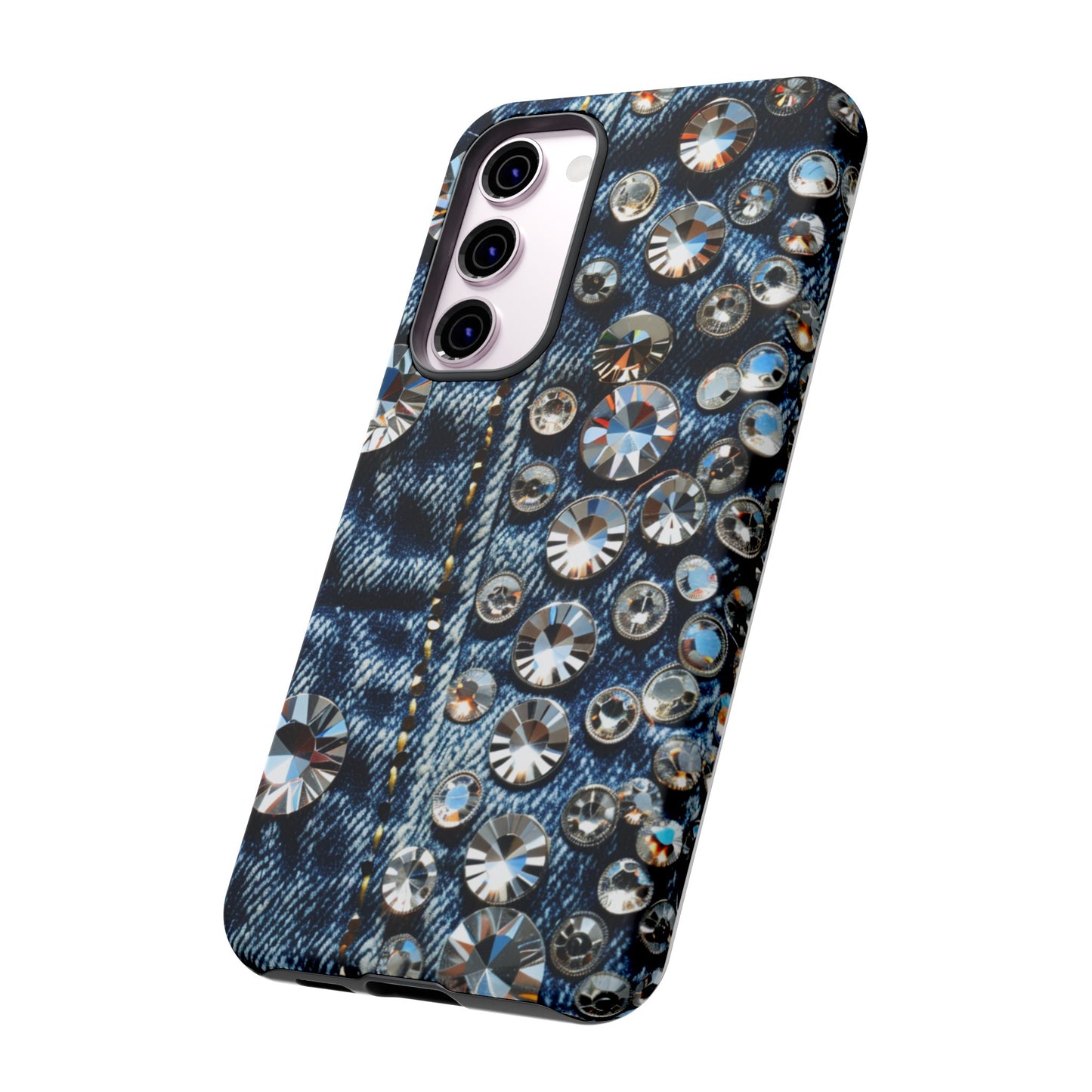 Blue Jean Queen Rhinestone Bling Phone Case