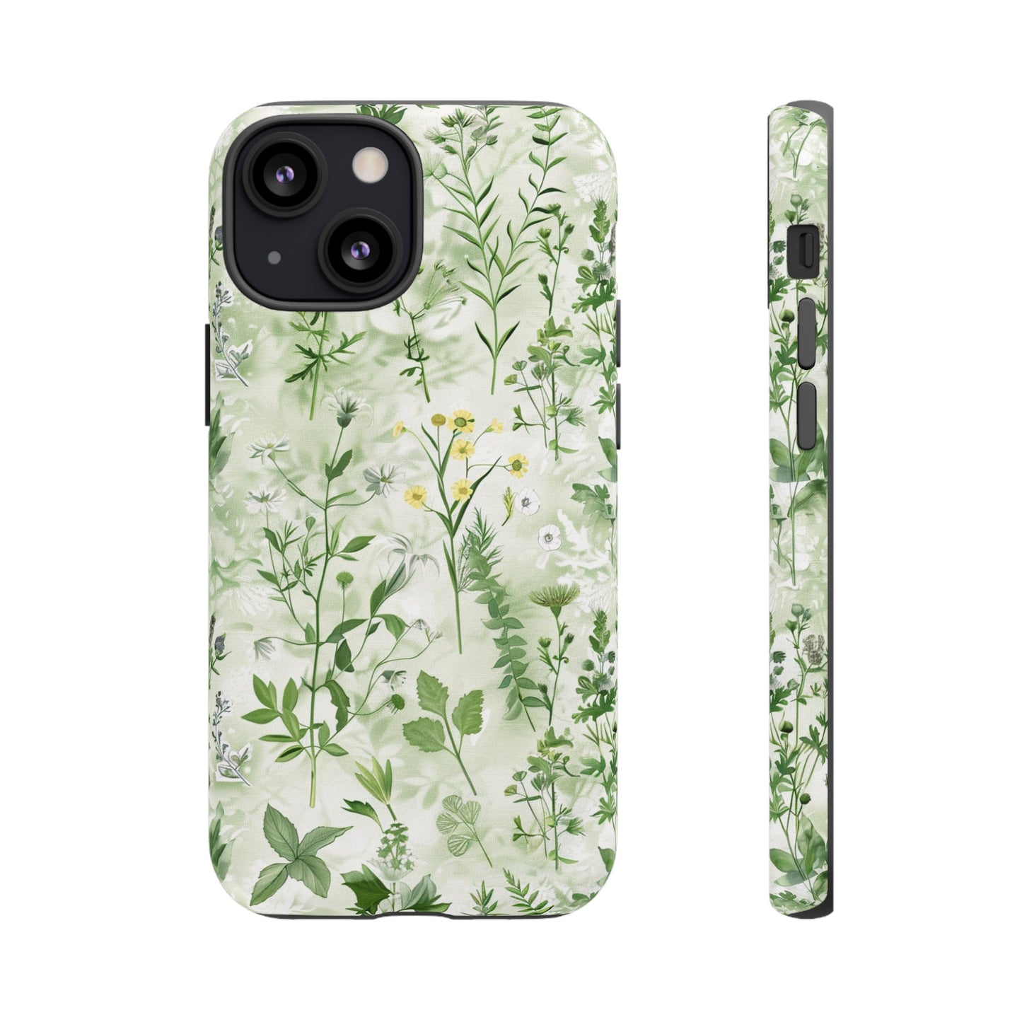 Floral Sage Green Wildflower Phone Case