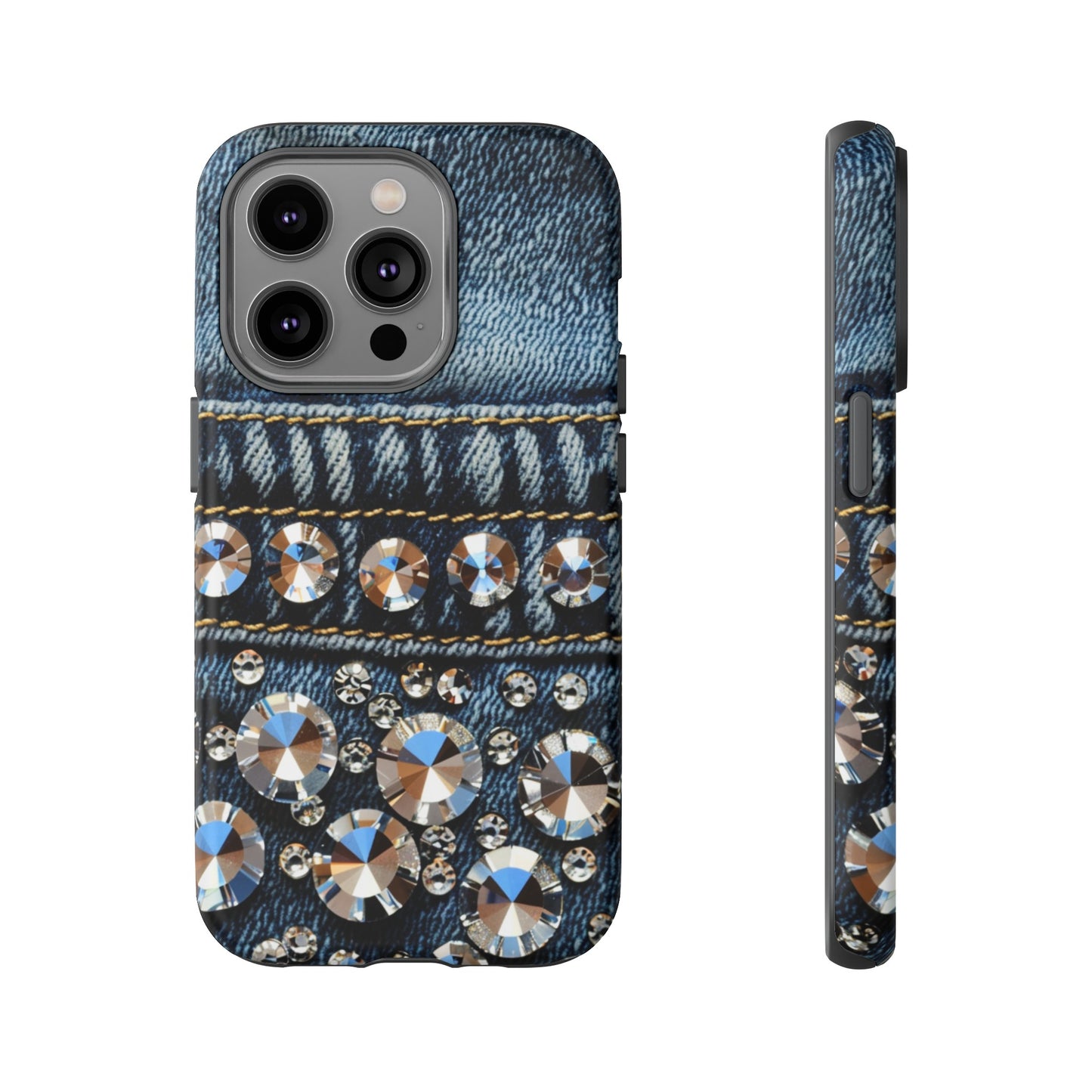 Blue Jean Queen Rhinestone Bling Phone Case