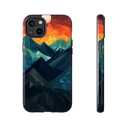 Mountain Abstract Tough Case | Embrace Nature's Beauty with a Durable Phone Case