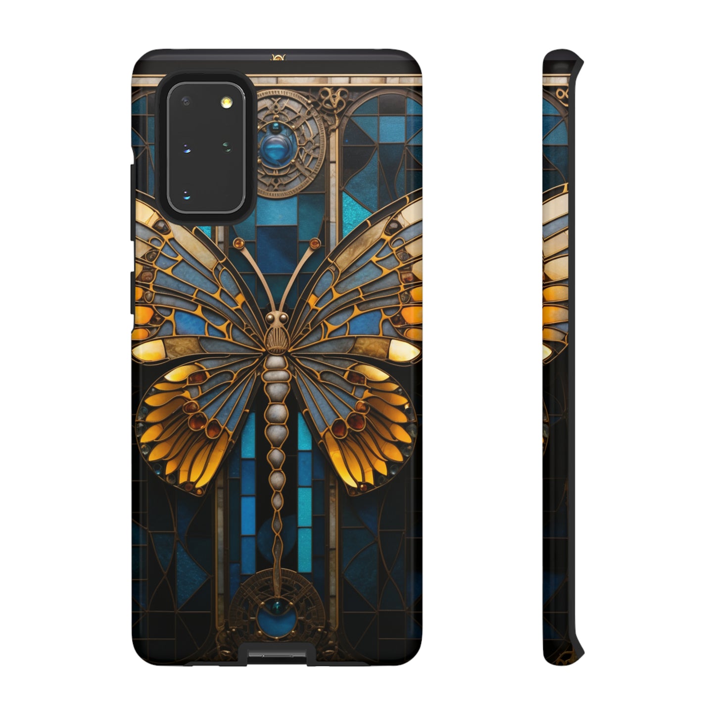 Stained Glass iPhone Butterfly Floral Aesthetic Art Nouveau