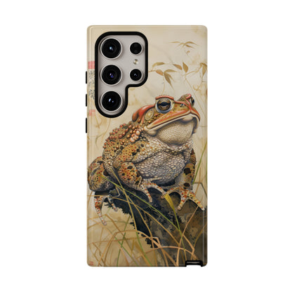 Toad on a Branch Japanese Style Art Painting Phone Case