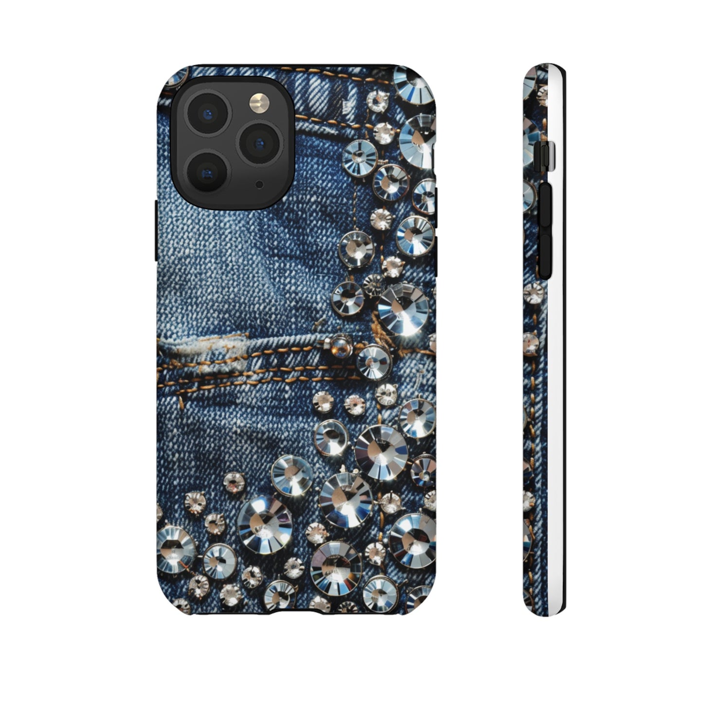 Blue Jean Queen Rhinestone Bling Phone Case