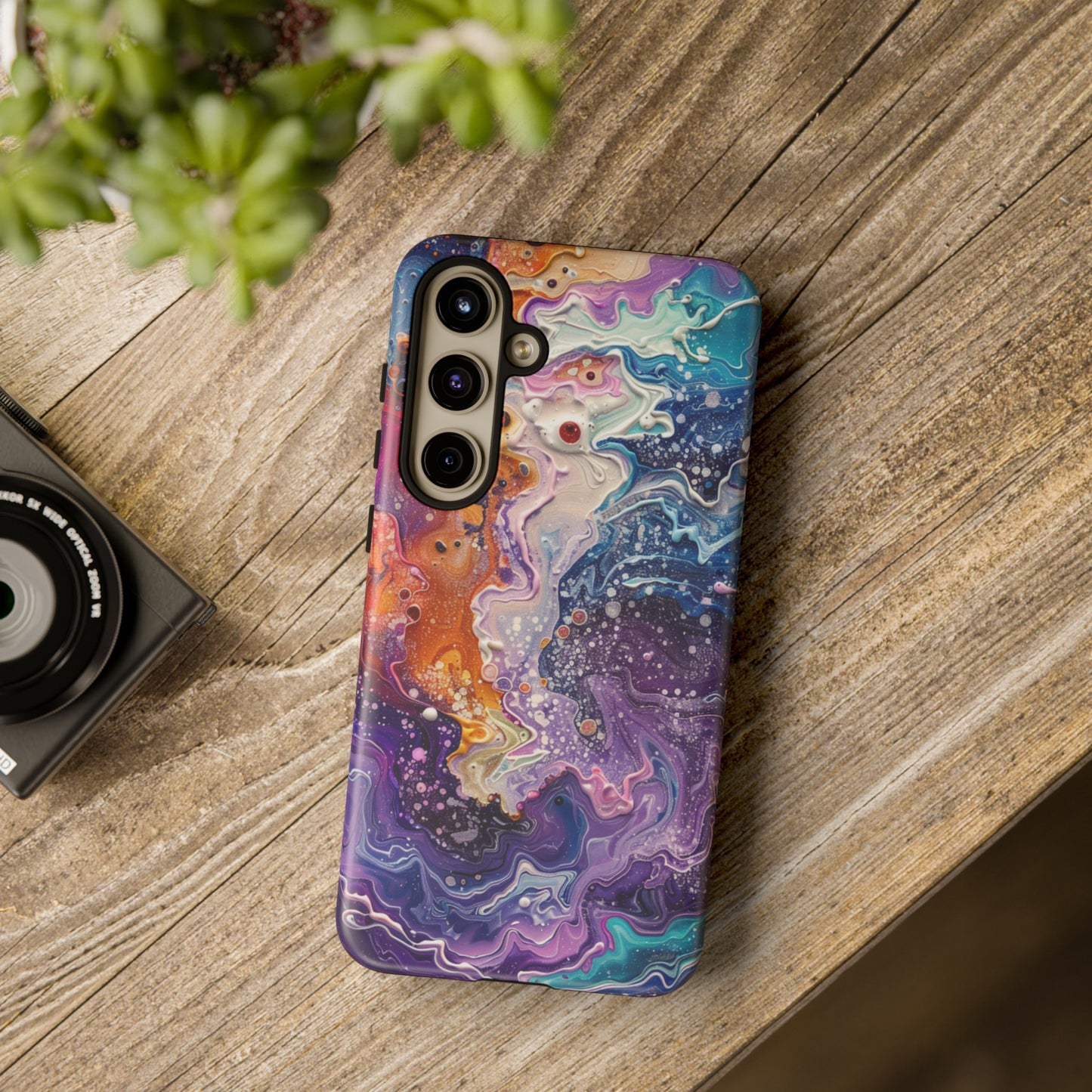 Trippy Psychedelic Color Waves Phone Case