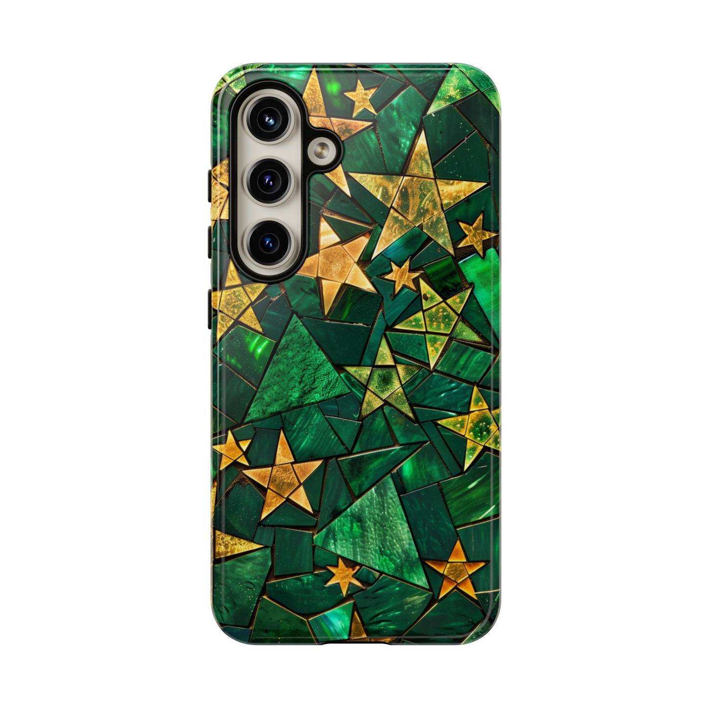 Green Celestial Stained Glass Mosaic Phone Case