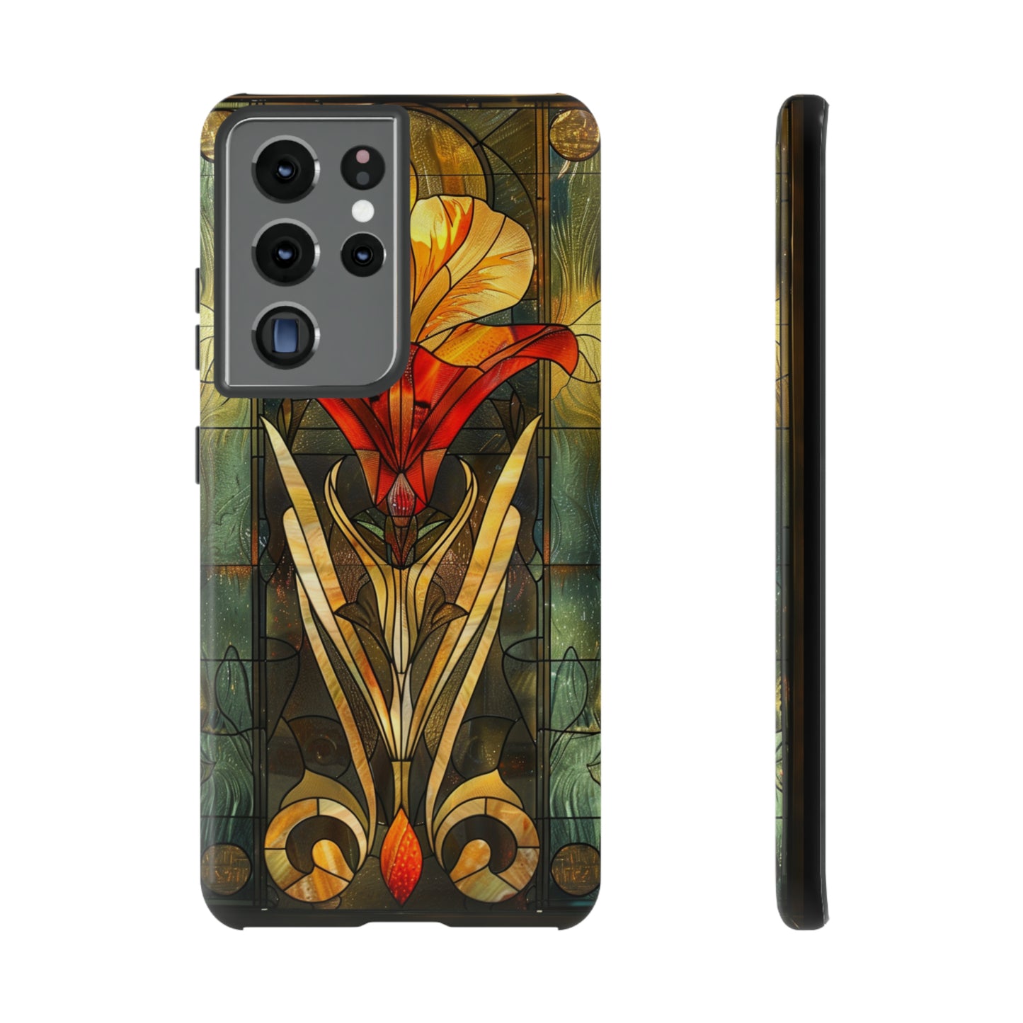 Art Deco Stained Glass floral Phone Case