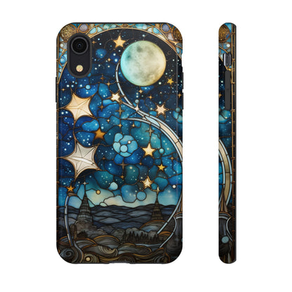 Boho Starry Night Stained Glass Artistry Phone Cover