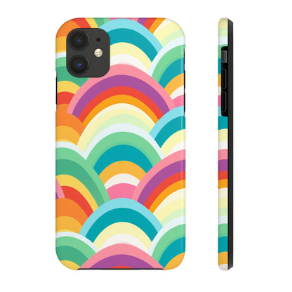 Rainbow Tough iPhone Case | Embrace Vibrant Style and Reliable Protection