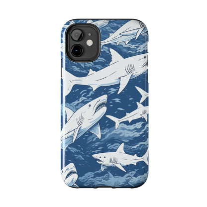 Shark Design: Dive into the Depths with an Aquatic Adventure iPhone Case