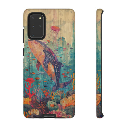 Whale Shark, Turtle, Manta Ray Phone Case