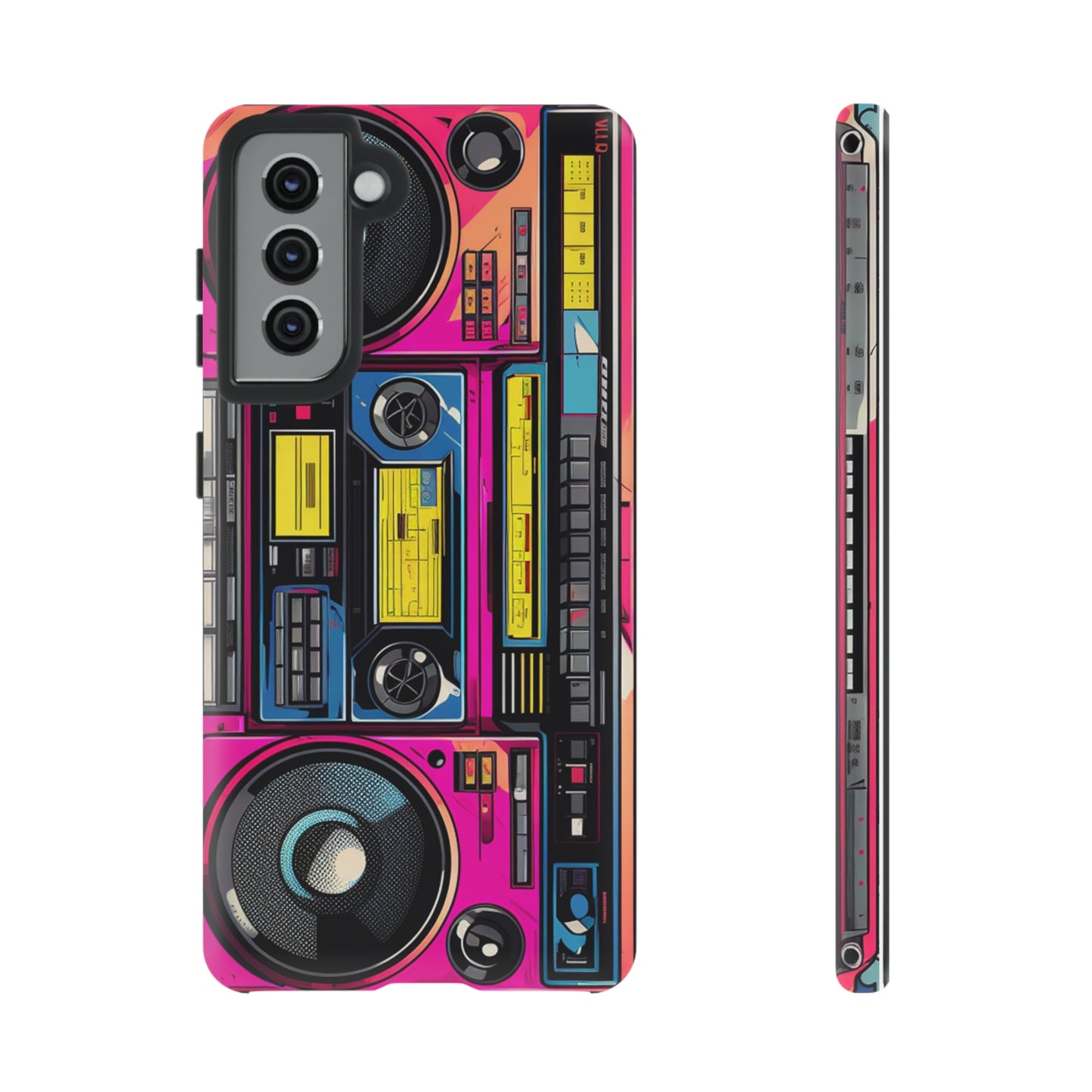 Boombox Hip Hop Music iPhone Case | Embrace Retro Vibes with Urban Beats for Google Pixel, iPhone, and Samsung Cases