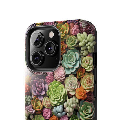 Succulent Desert Cactus Floral iPhone Case | Embrace the Beauty of Arid Elegance