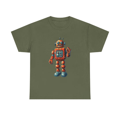 Cute Vintage 60s Robot Toy Sci Fi T Shirt Retro Space Nerd Tee