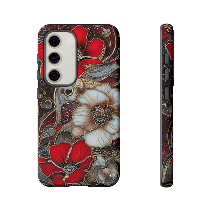 Stained Glass Floral Paisley Explosion Phone Case