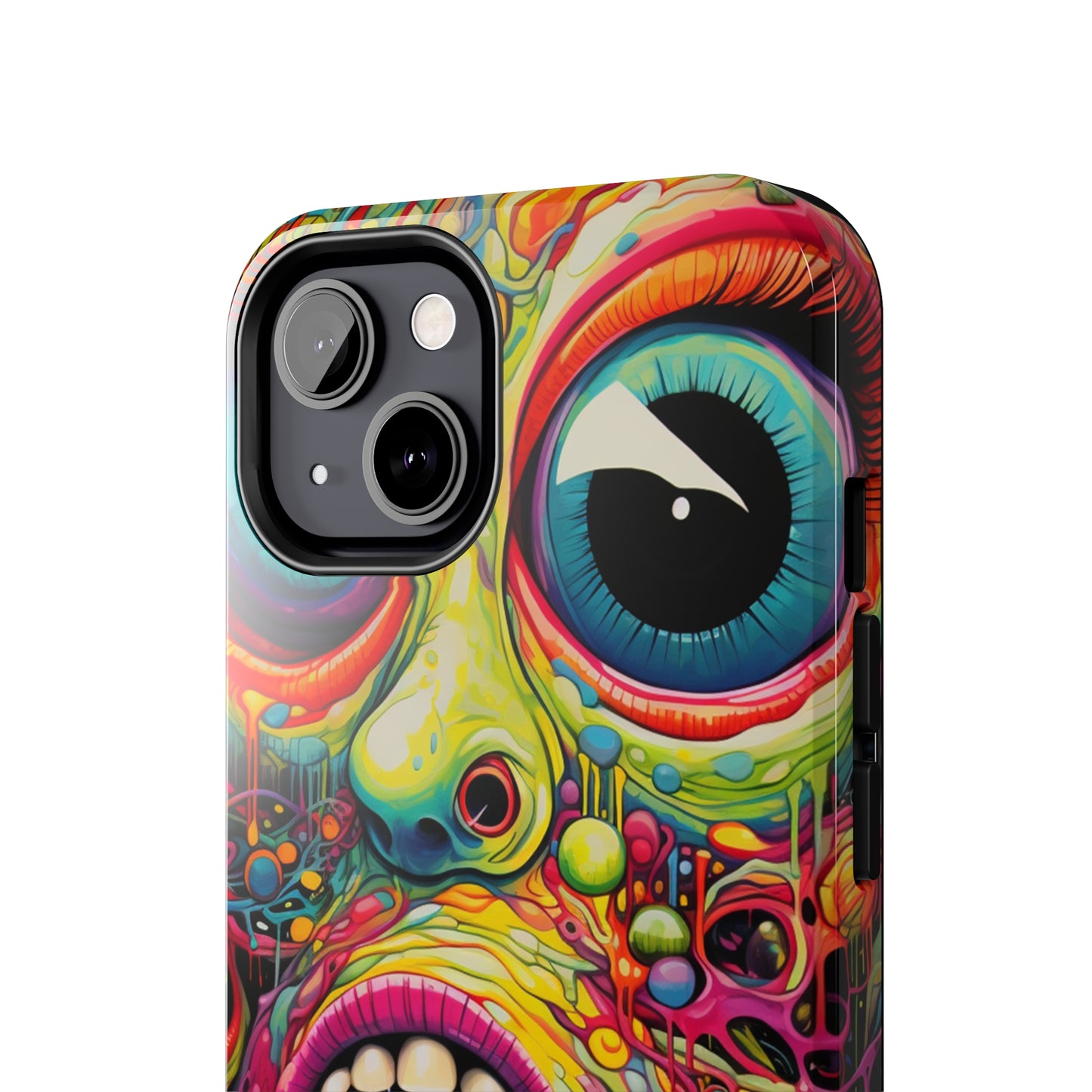 Trippy Hippie Acid Drop: Vibrant Swirls & Dazzling Colors | Tough iPhone Case