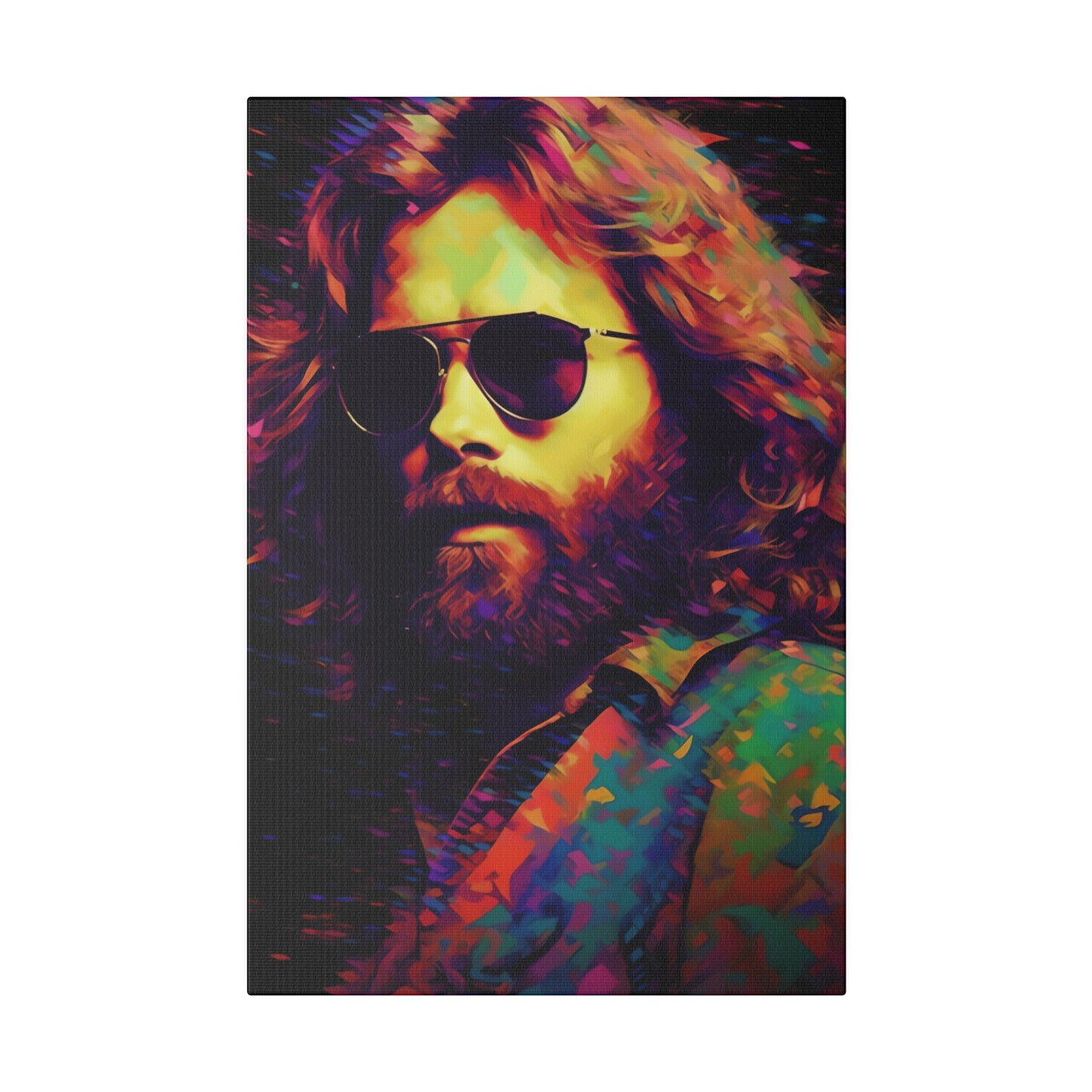 Jim Morrison of The Doors Pop Art | Stretched Canvas Print