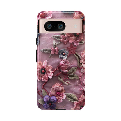 Coquette Aesthetic Floral Art Phone Case