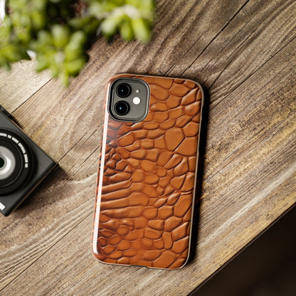 Faux Alligator Skin Textured look and style iPhone Case