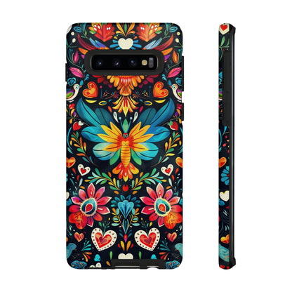 Floral Explosion Magic Hearts Phone Case