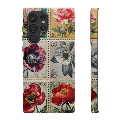 Vintage Floral Stamps Phone Case