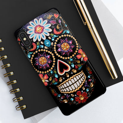 Sugar Skull iPhone Case | Dia de los Muertos Design for Apple iPhone | Halloween Aesthetic