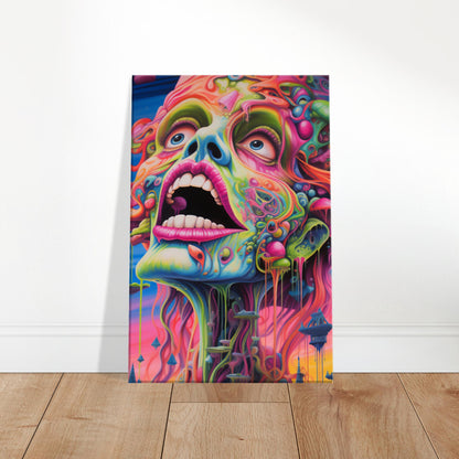 Drop In On Life Psychedelic Art Canvas: Embrace the Vibrant Journey