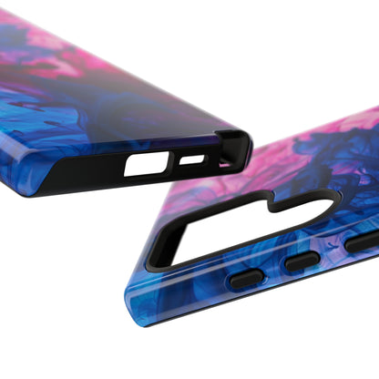 Magenta and Blue Color Explosion Phone Case