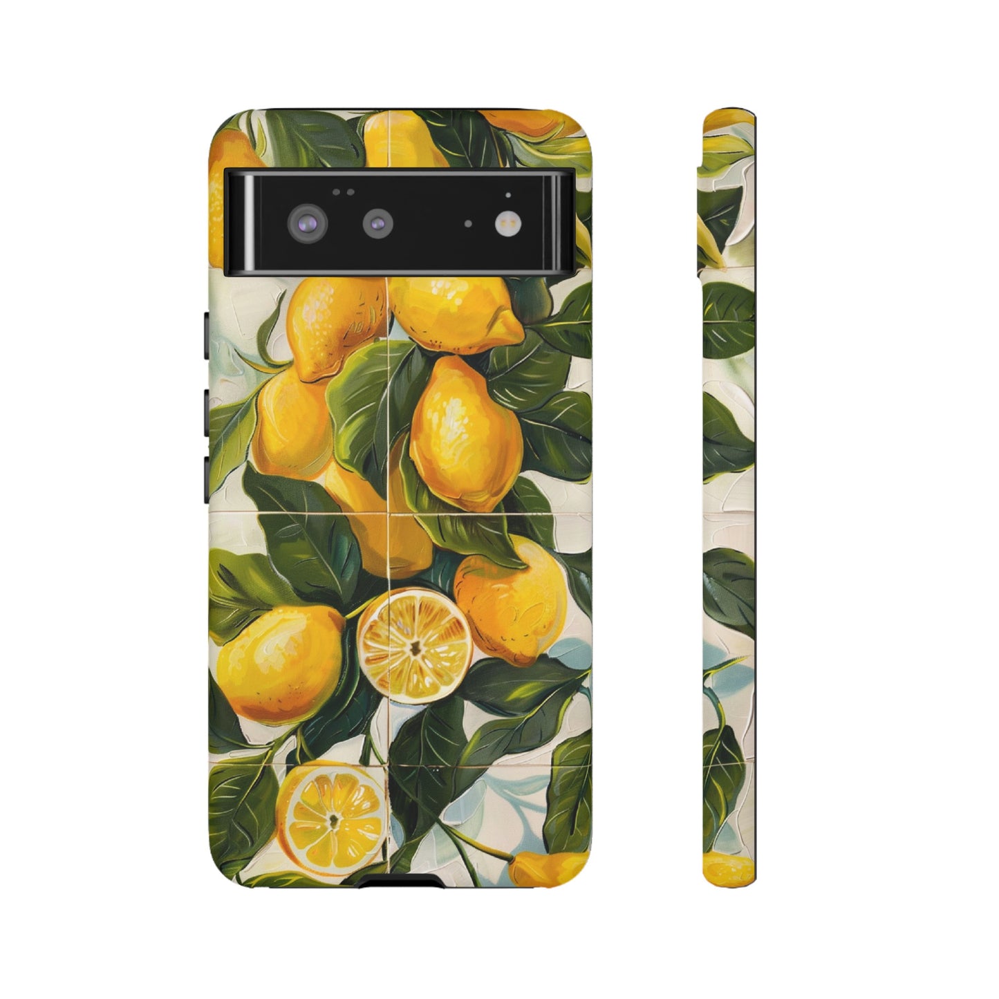 Mediterranean Lemon Italian Tile iPhone 14 Case