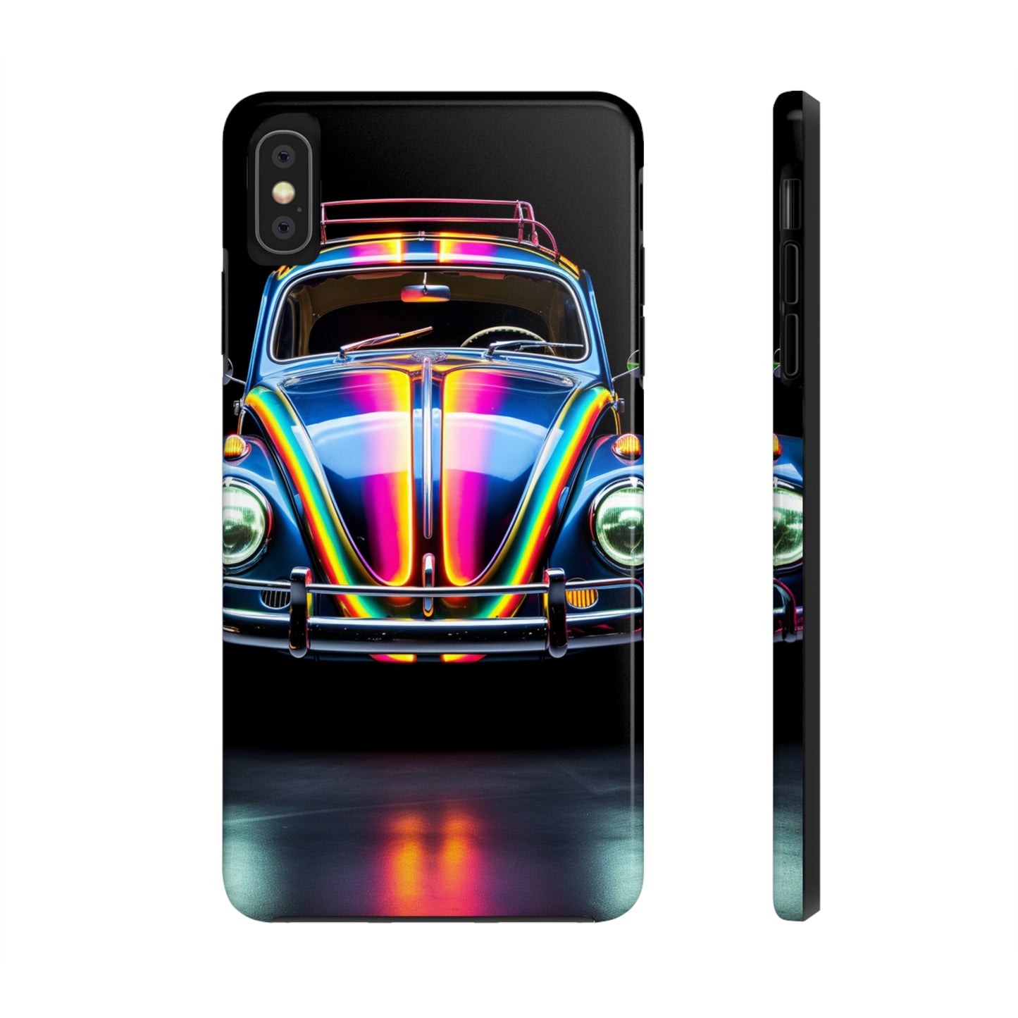 iPhone Case | Colorful Journeys: Psychedelic VW Bug iPhone Tough Case