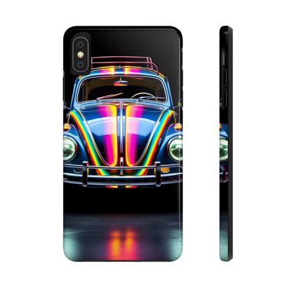 iPhone Case | Colorful Journeys: Psychedelic VW Bug iPhone Tough Case