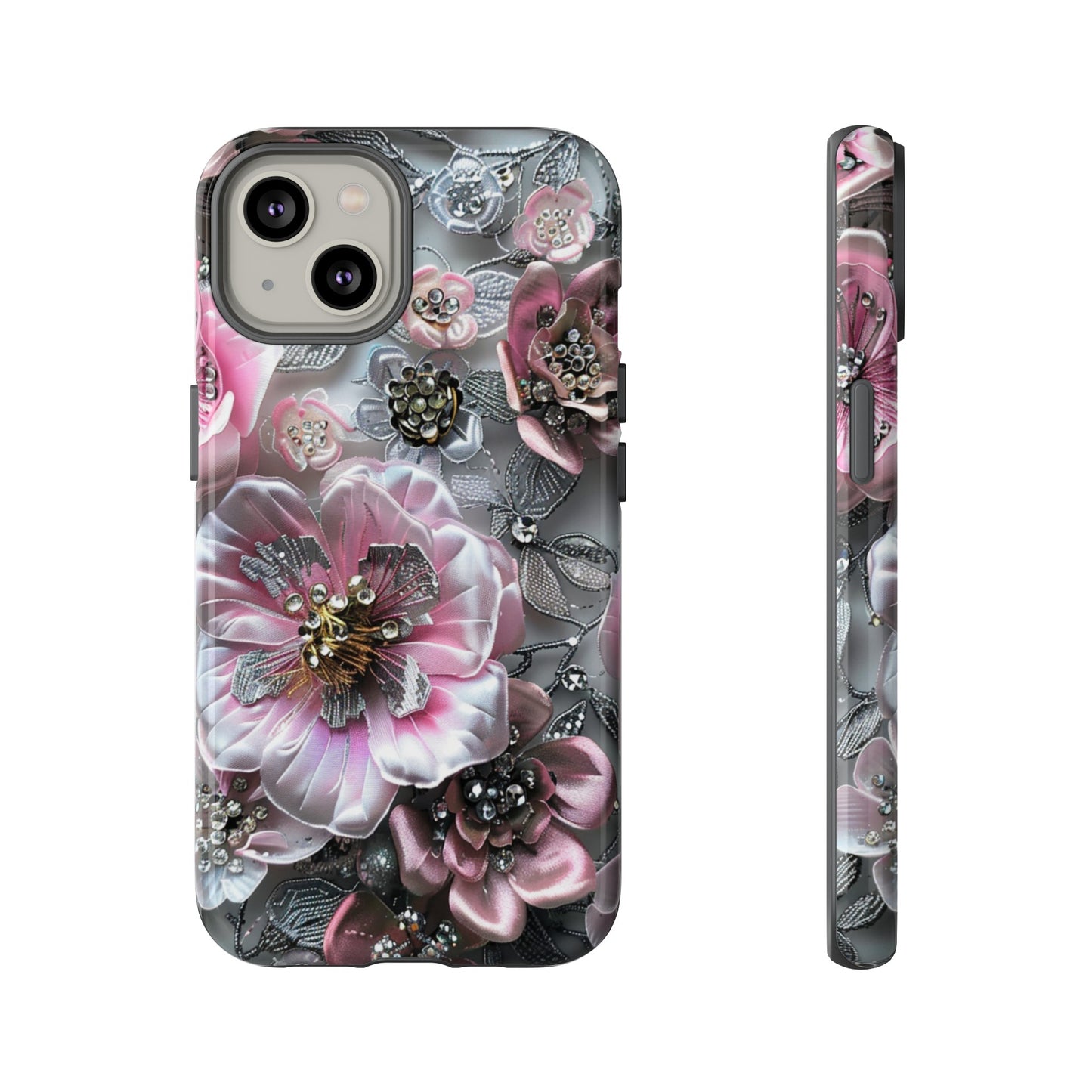 Coquette Aesthetic Floral Art iPhone 15 Case