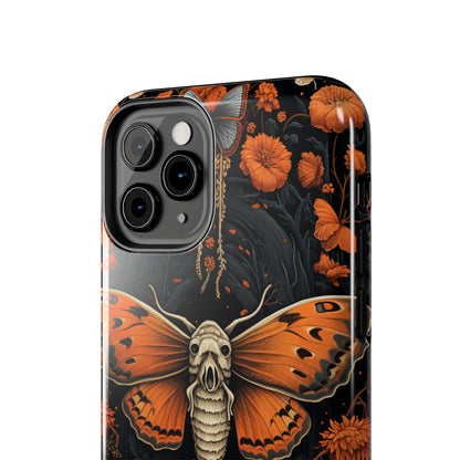 Eerie Elegance: Halloween Goth Moth Apple Phone Case | Dark Enchantment iPhone Case