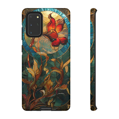 Art Nouveau Floral Full Moon Phone Case