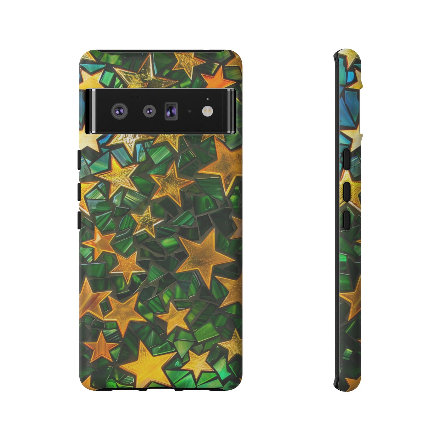 Green Celestial Stained Glass Mosaic Phone Case