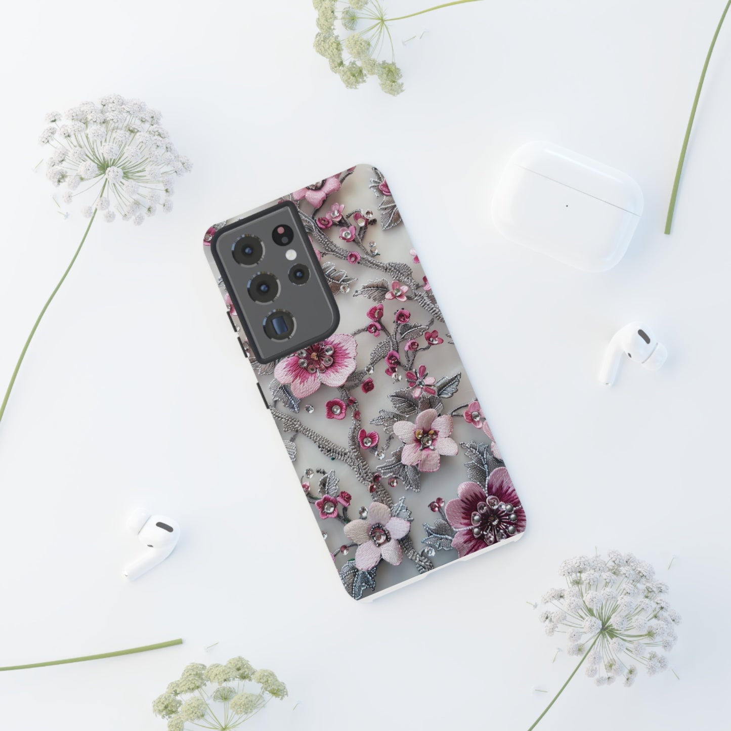 Coquette Aesthetic Floral Art iPhone 12 Case