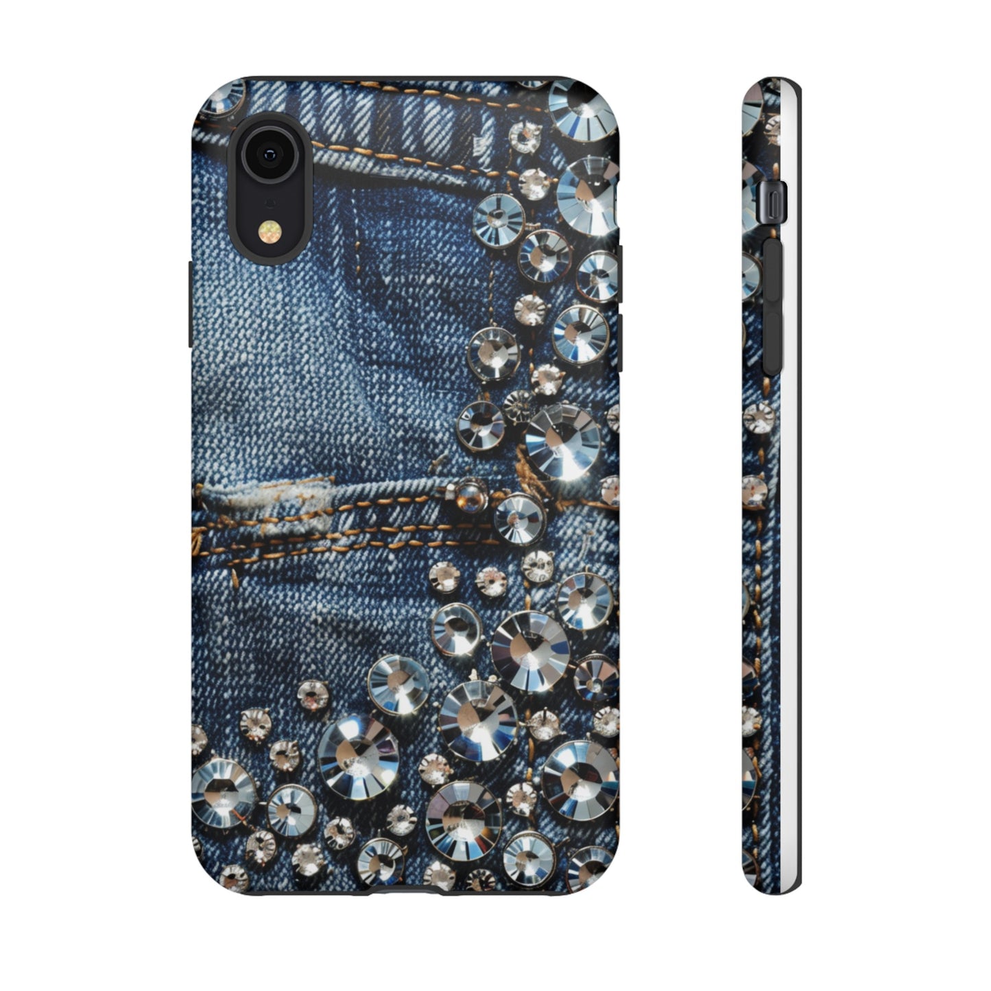 Blue Jean Queen Rhinestone Bling Phone Case