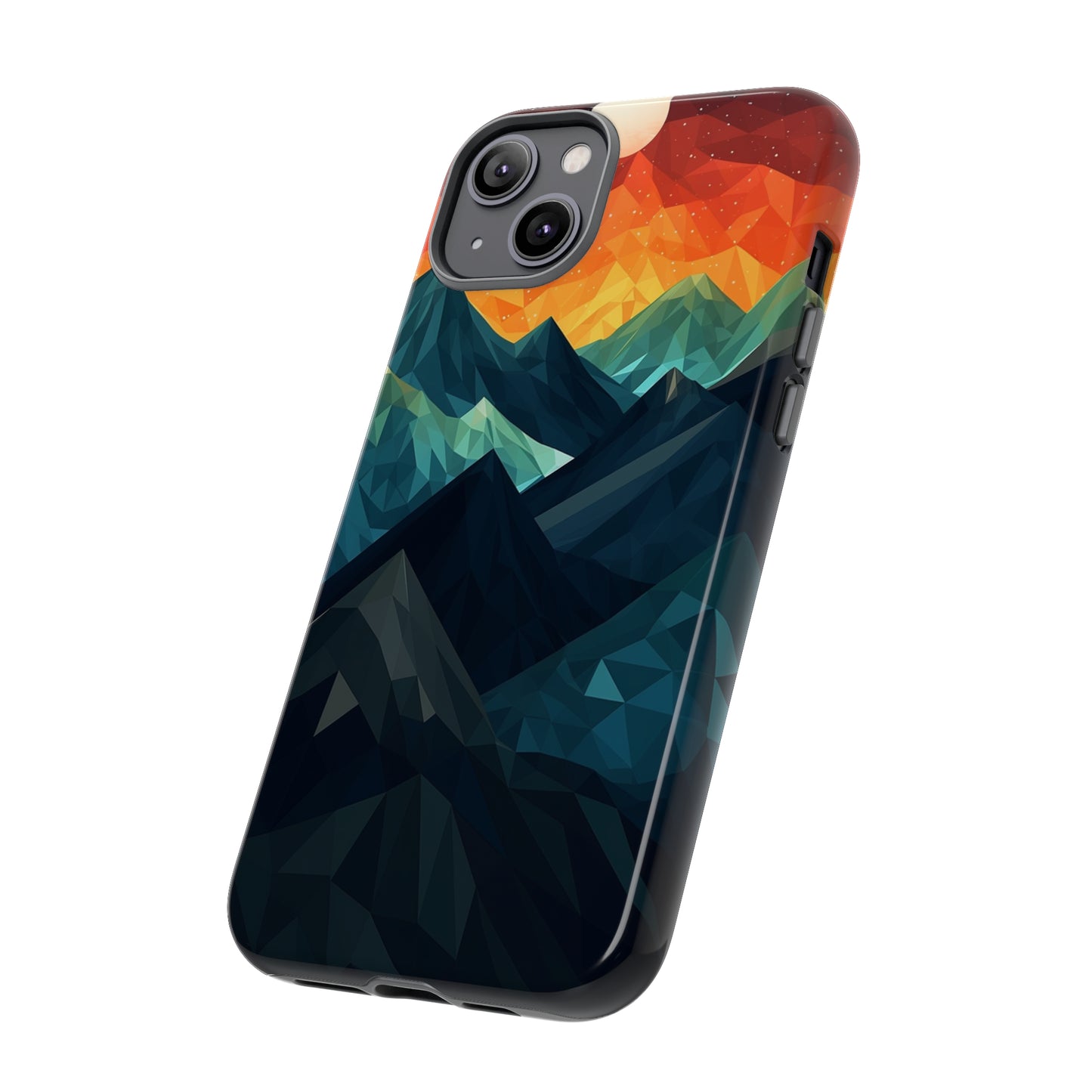 Mountain Abstract Tough Case | Embrace Nature's Beauty with a Durable Phone Case