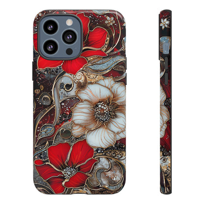 Stained Glass Floral Paisley Explosion Phone Case