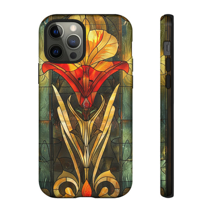 Art Deco Stained Glass floral Phone Case