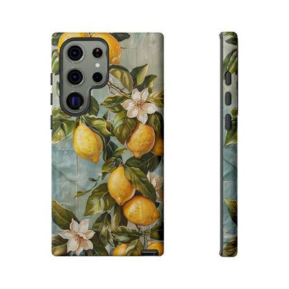 Mediterranean Lemon Tile Oil Painting iPhone 13 Case