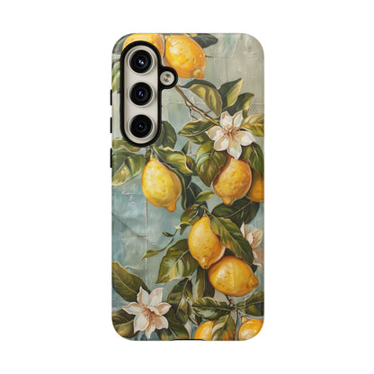 Mediterranean Lemon Tile Oil Painting iPhone 13 Case