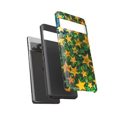 Green Celestial Stained Glass Mosaic Phone Case