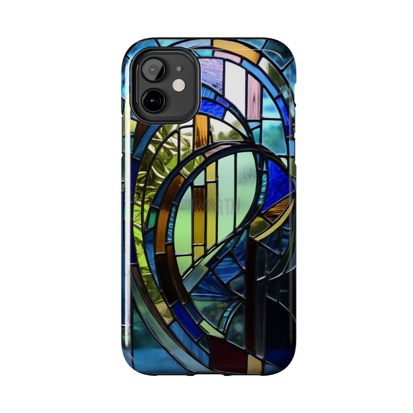 Stained Glass Floral: Art Deco Delight | Boho Chic Tough Case for iPhone & Samsung Galaxy Models