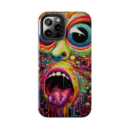 Trippy Hippie Acid Drop: Vibrant Swirls & Dazzling Colors | Tough iPhone Case