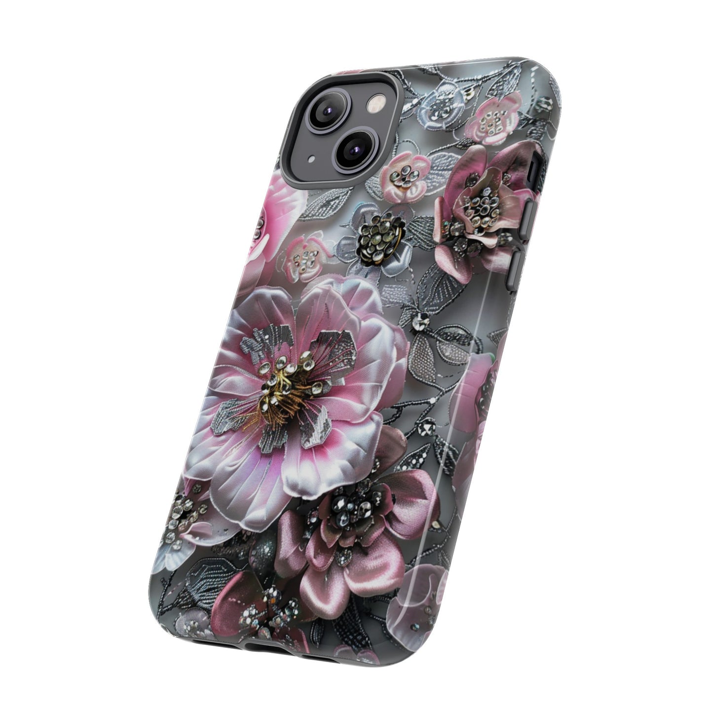 Coquette Aesthetic Floral Art iPhone 15 Case